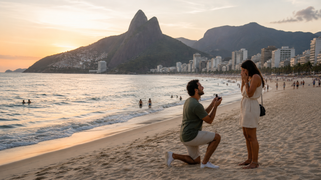 Melhores Destinos para viajar e pedir em casamento